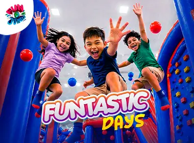 FUNTASTIC DAYS: 50% DE DESCUENTO DE 45 MIN DE INFLATA 